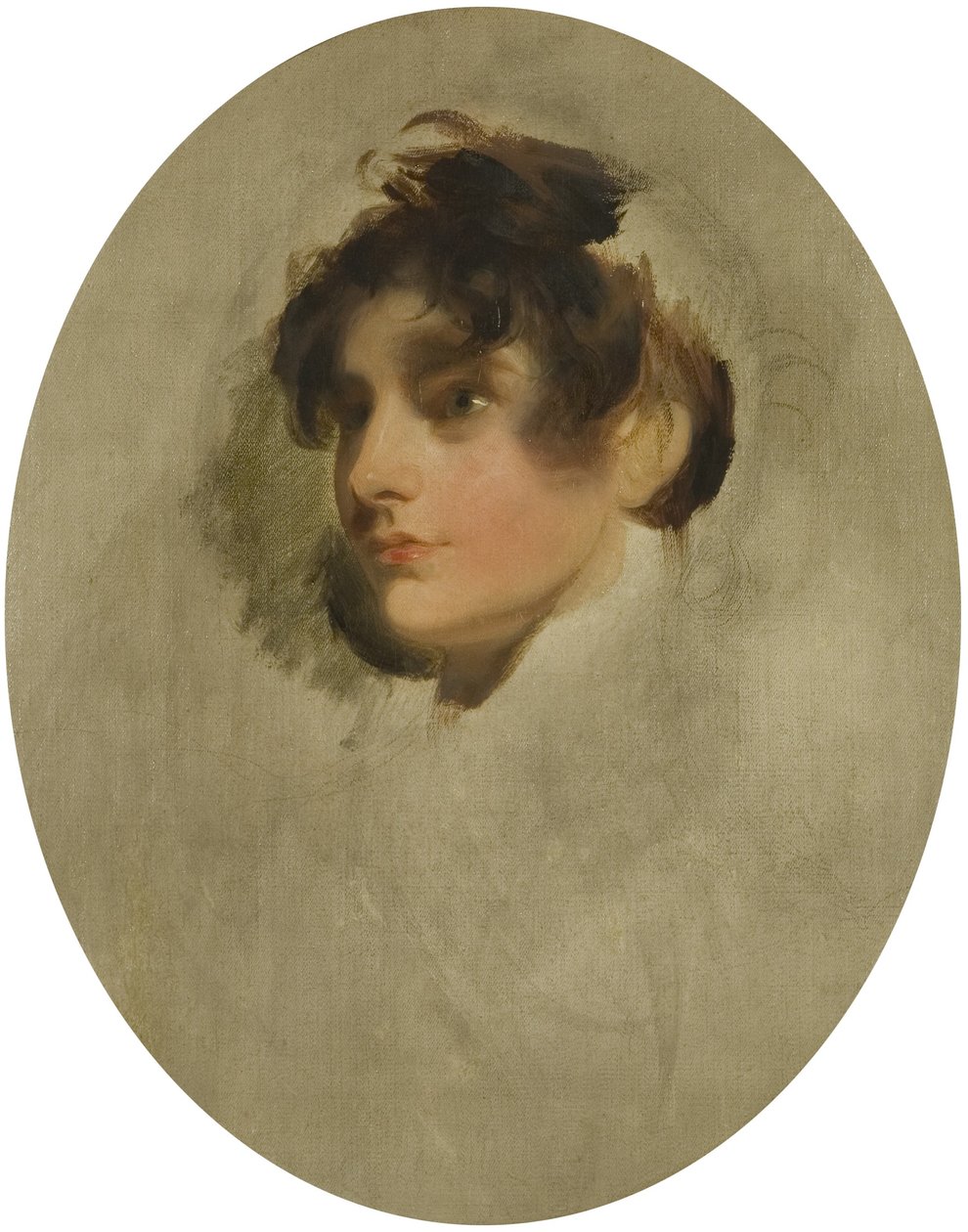 Head of a Young Woman, c.1800-05 by Thomas Lawrence