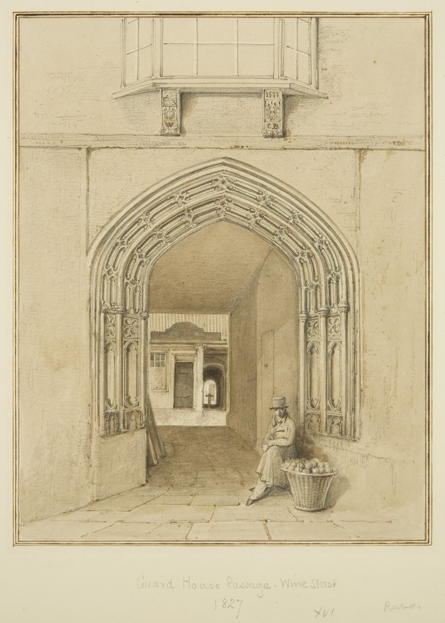 Guard House Passage, Wine Street by Thomas Leeson the Elder Rowbotham