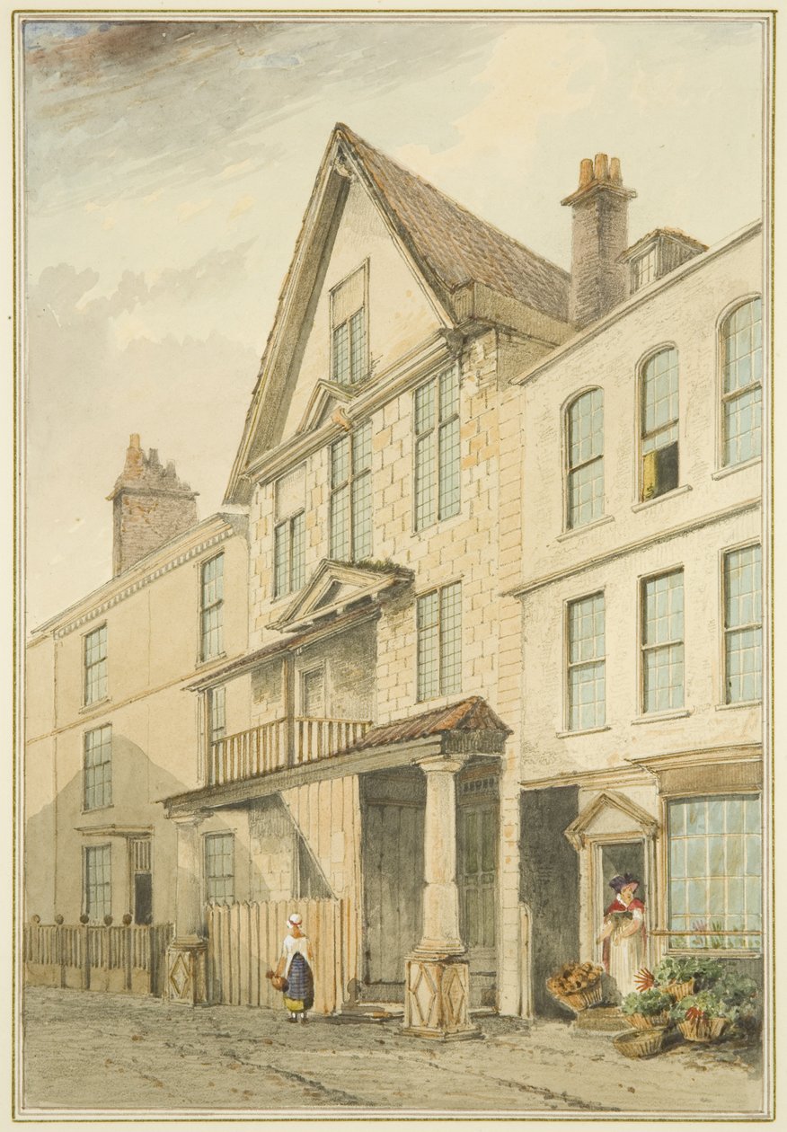 House in Corner of Broad Plain and Goat Alley by Thomas Leeson the Elder Rowbotham