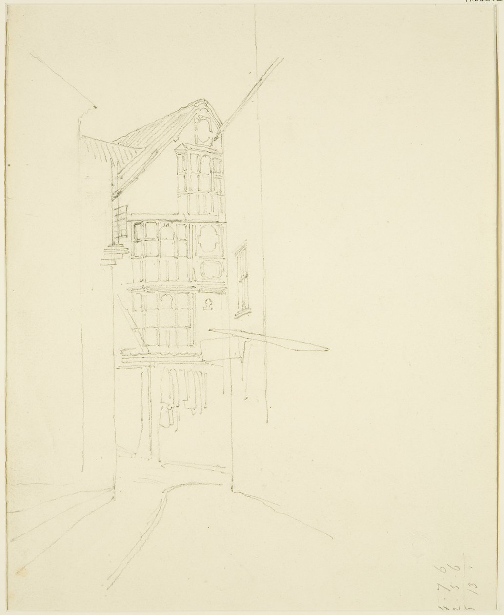 Looking into the Pithay from Wine Street by Thomas Leeson the Elder Rowbotham