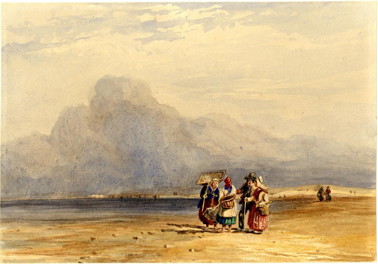 Shrimpers (after David Cox) by Thomas Lound