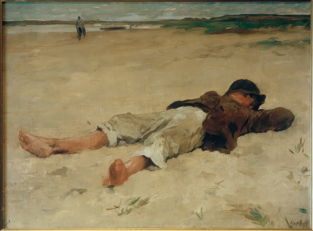 Lying Farm Boy by Thomas Ludwig Herbst