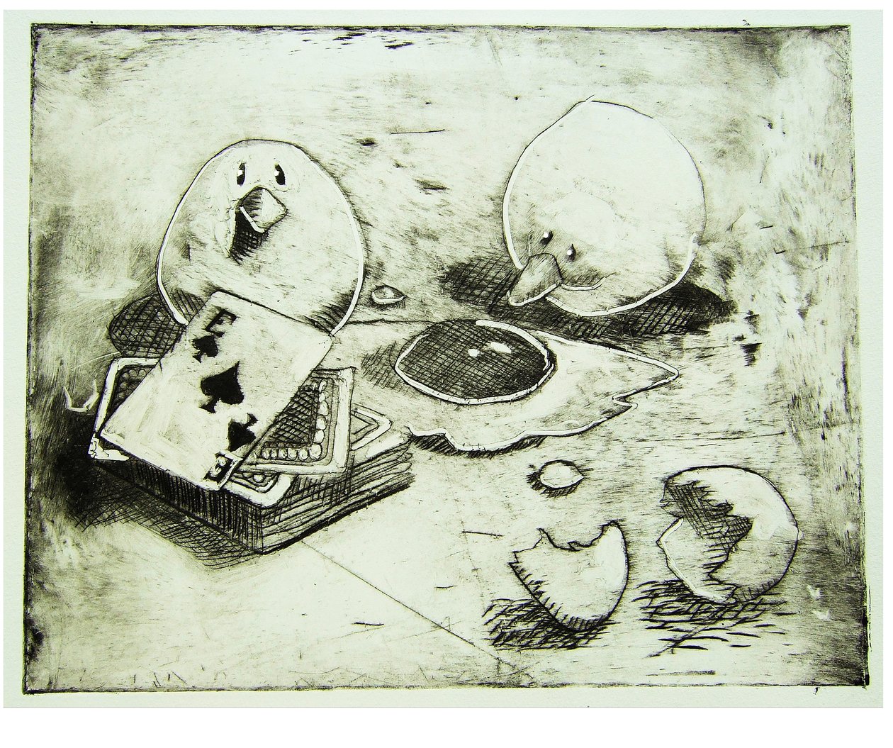 Card Birds by Thomas MacGregor