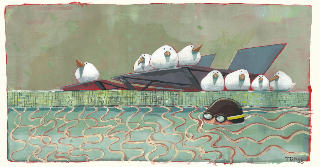 Pool Birds by Thomas MacGregor