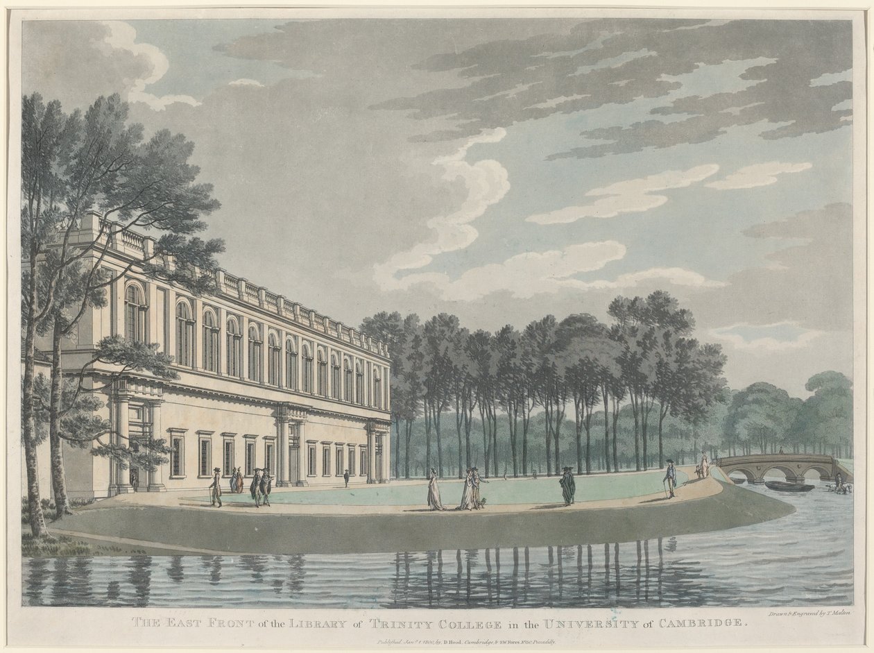The East Front of the Library of Trinity College by Thomas Malton