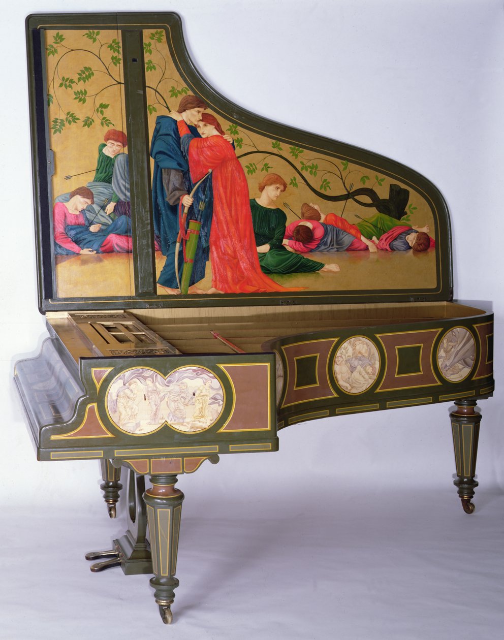 Concert Grand Piano by Sebastien Erard by Thomas Matthews Rooke