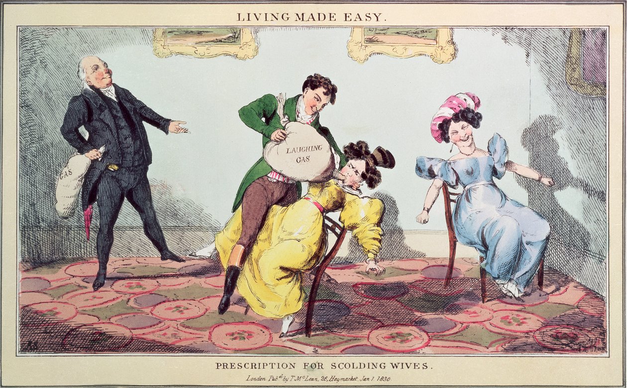 Living Made Easy: Prescription for scolding wives, printed by J. Netherclift, pub. 1830 by Thomas McLean