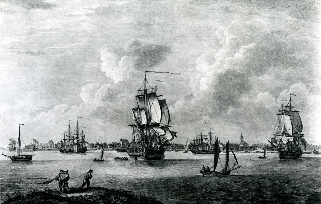 A View of Charles Town, the Capital of South Carolina in North America, Engraved by Pierre Charles Canot by Thomas Mellish
