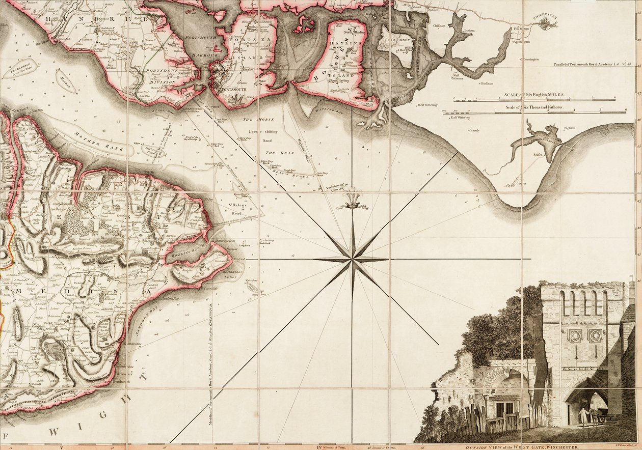 Hampshire or the County of Southampton Including the Isle of Wight by Thomas Milne
