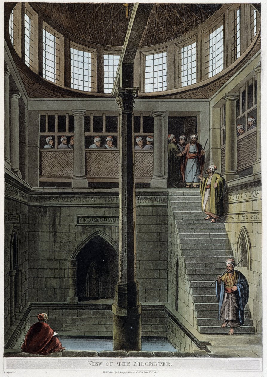 View of the nilometer. In 