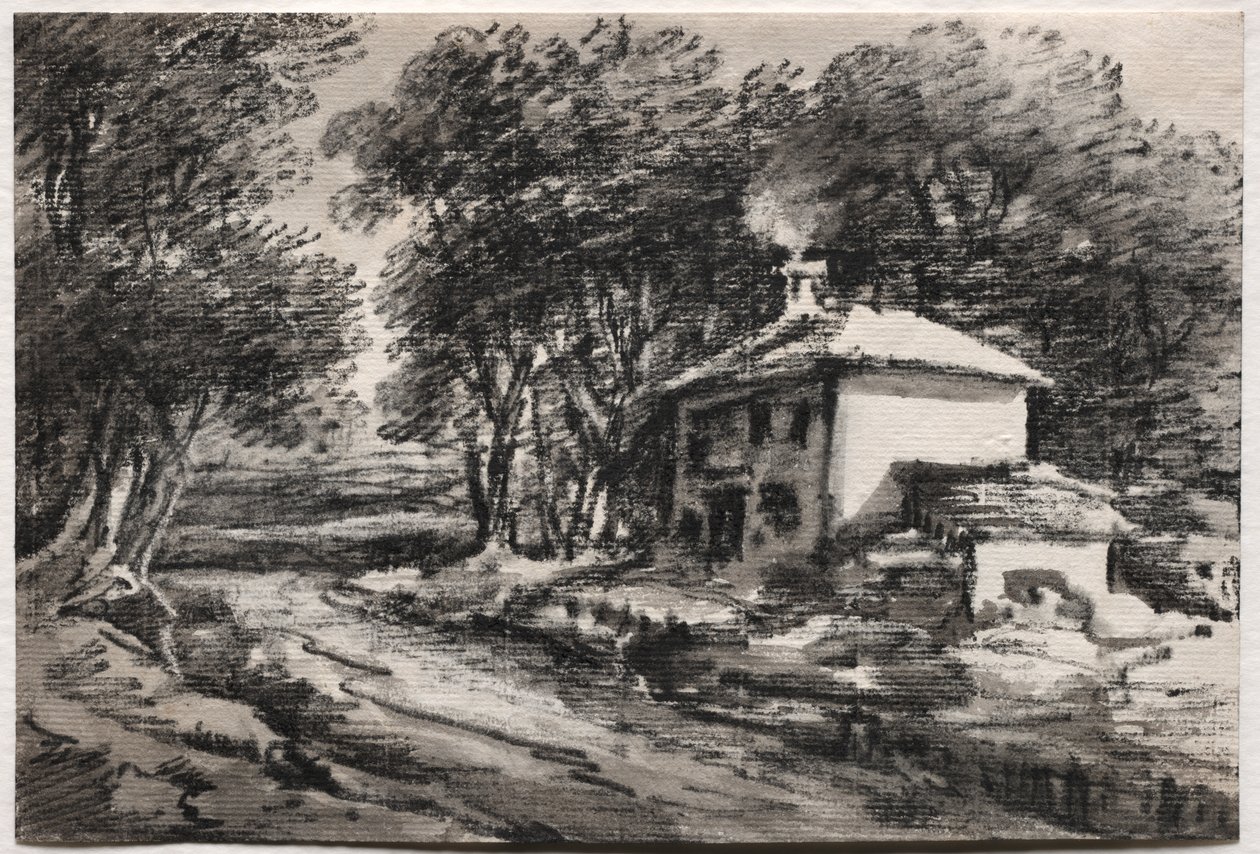 Landscape with Cottage by Thomas Monro