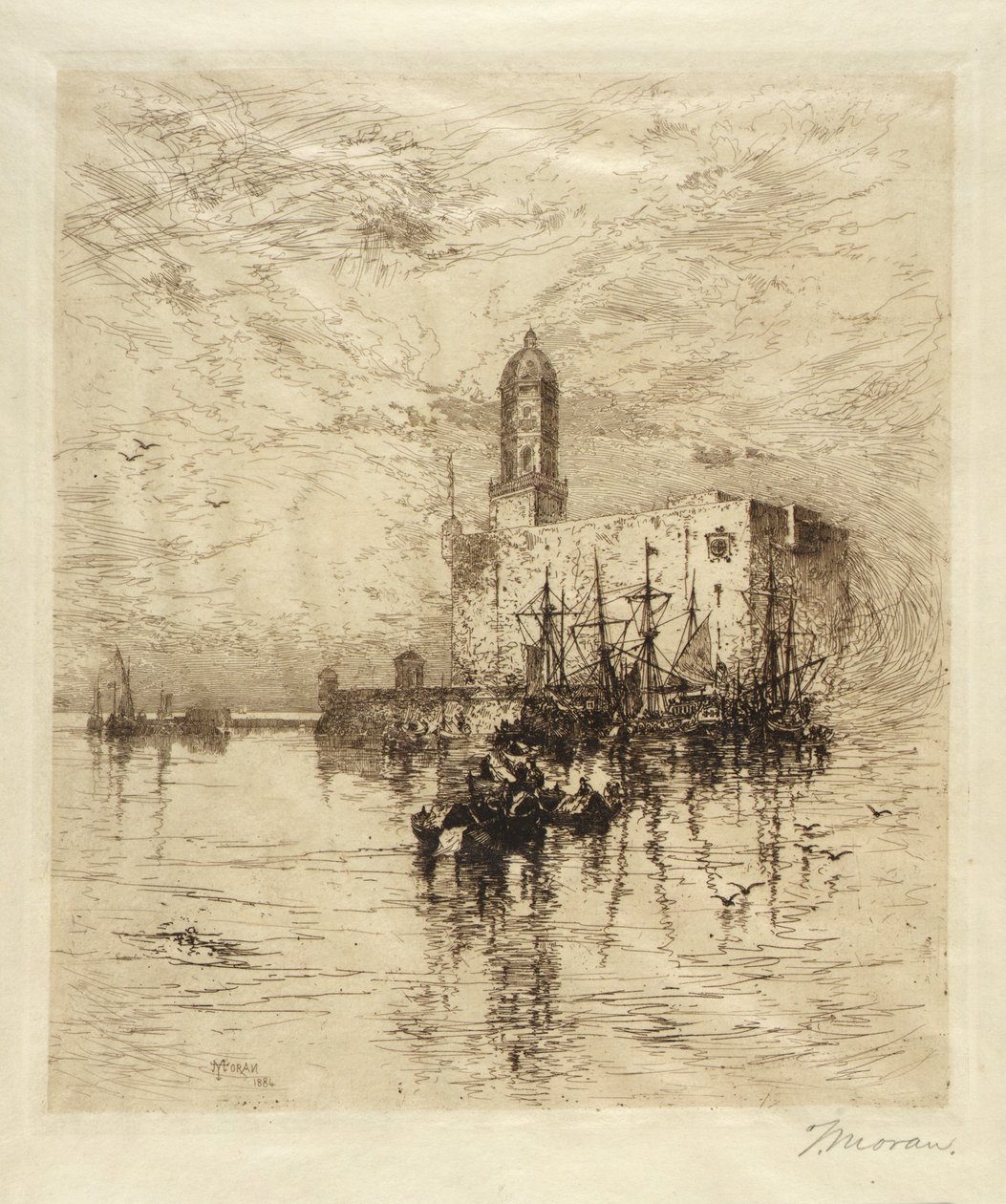 Castle of San Juan de Ulúa, Veracruz by Thomas Moran