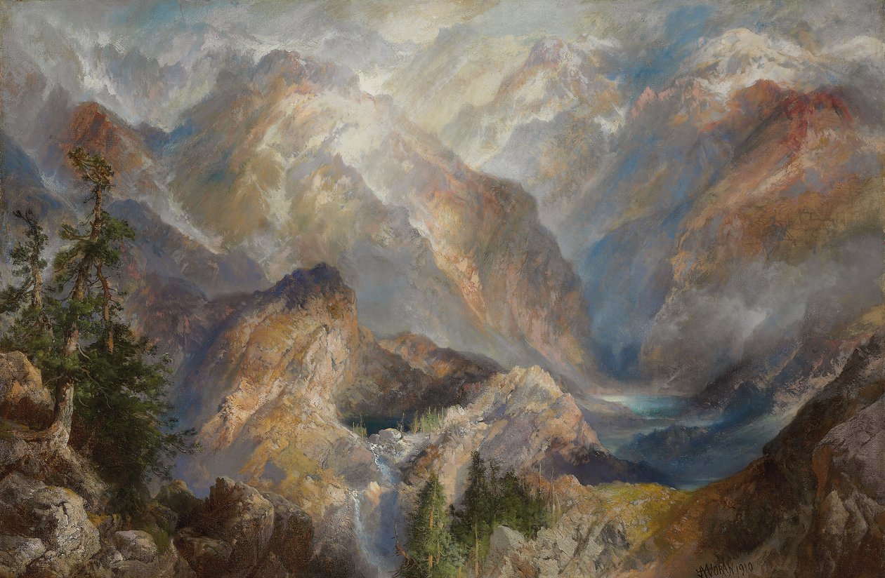 Morning in the Sierras, Nevada by Thomas Moran