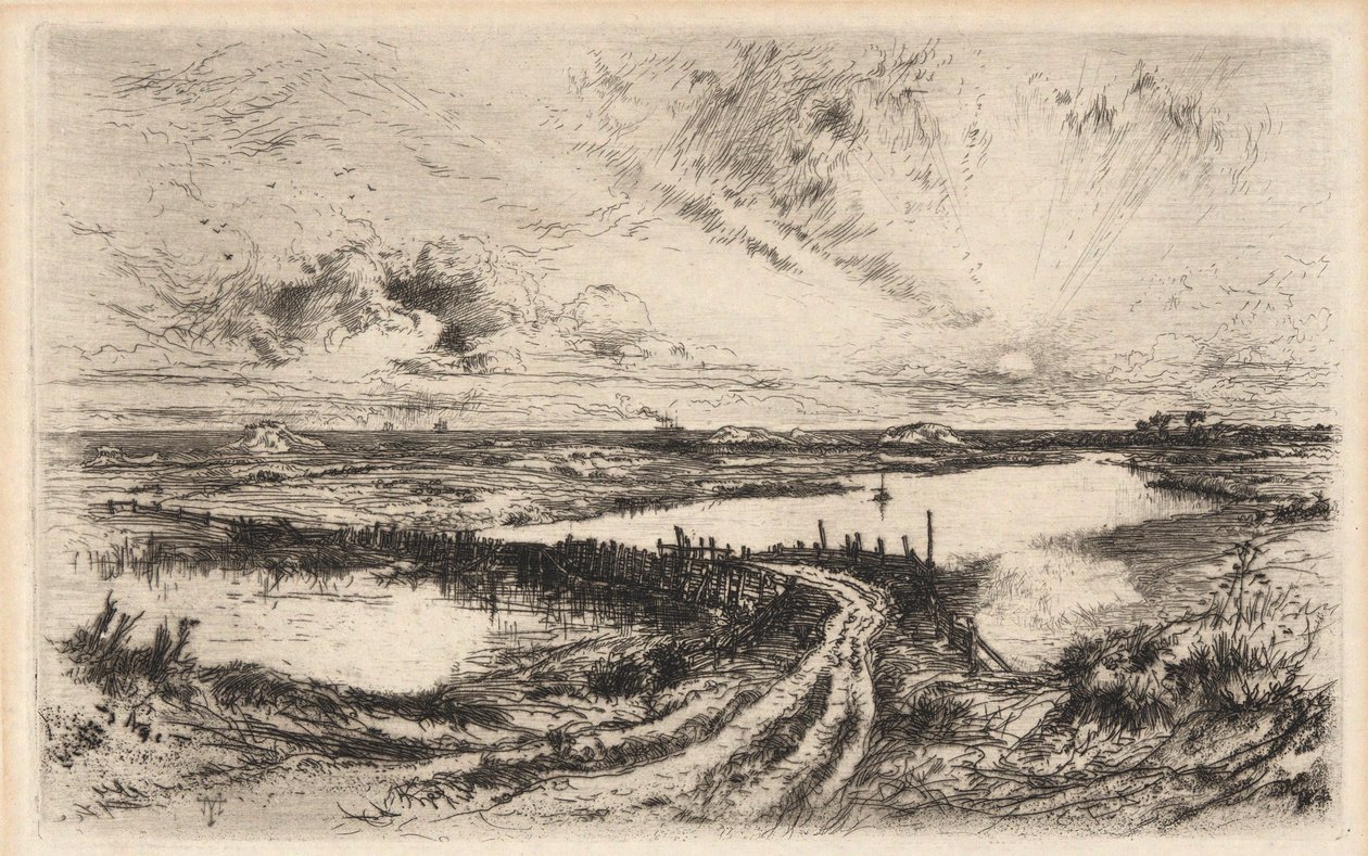 Sunrise by Thomas Moran
