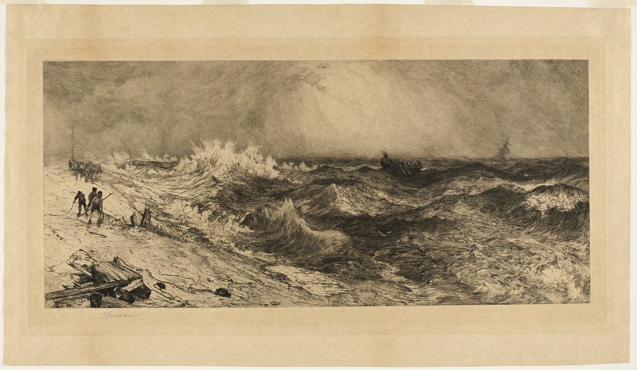 The Resounding Sea by Thomas Moran