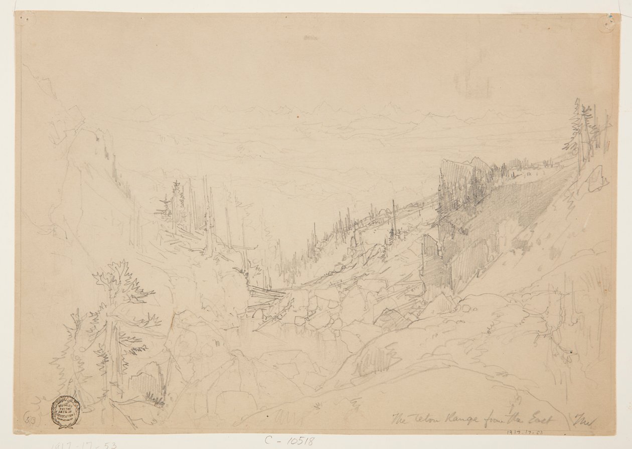 The Teton Range from the East by Thomas Moran