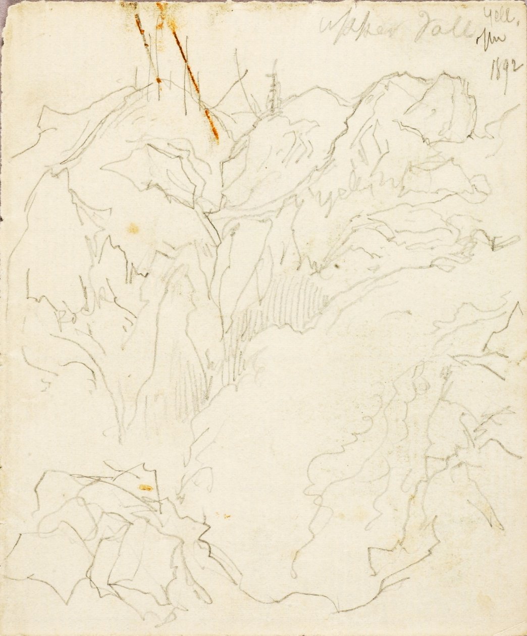 Upper Falls, Yellowstone by Thomas Moran