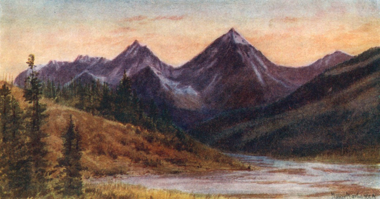Van Horne Range, Evening by Thomas Mower Martin