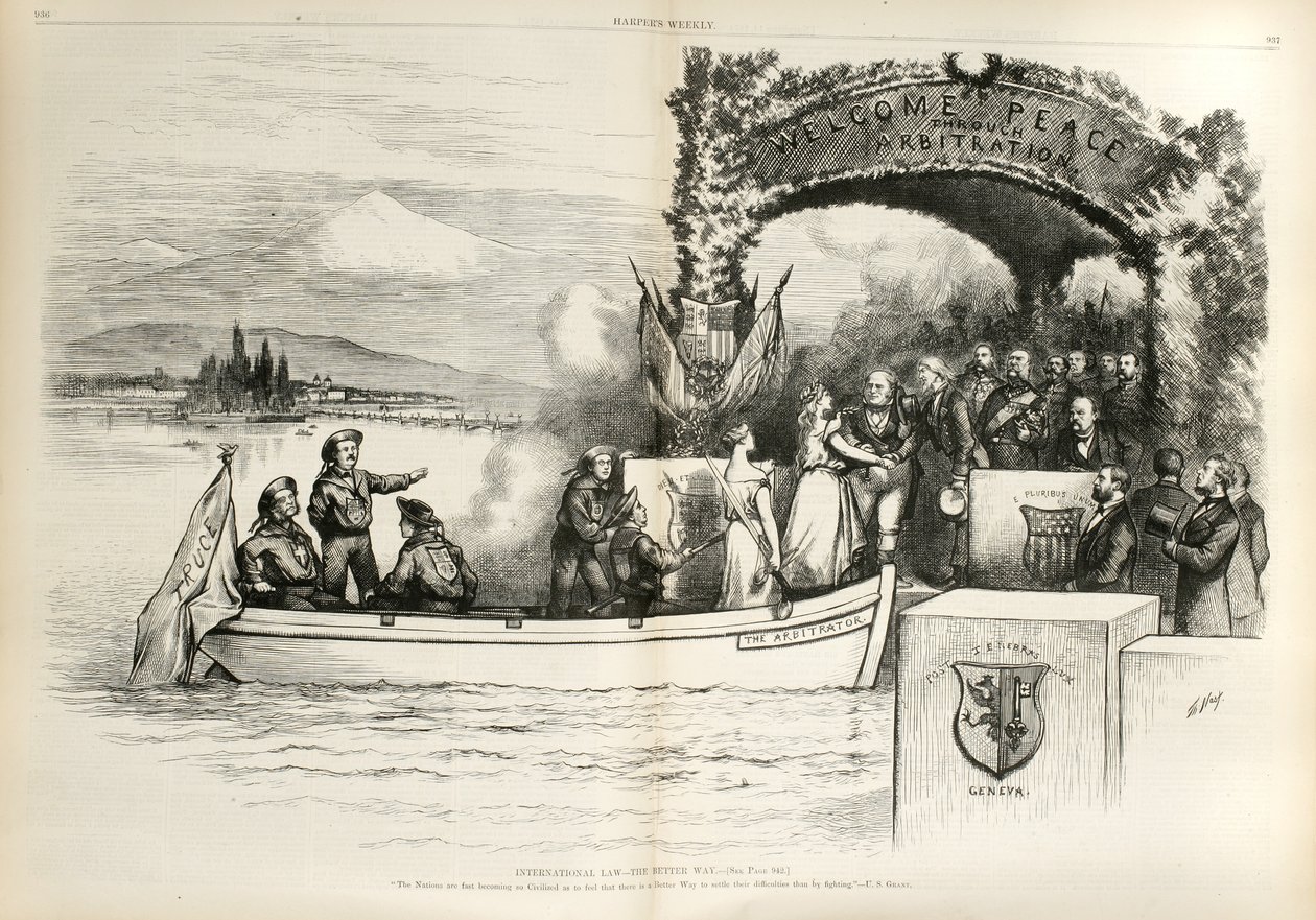 International Law - The Better Way by Thomas Nast