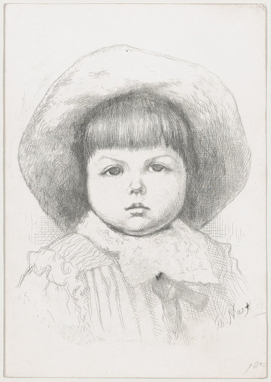 Portrait of a Child Cyril Nast by Thomas Nast