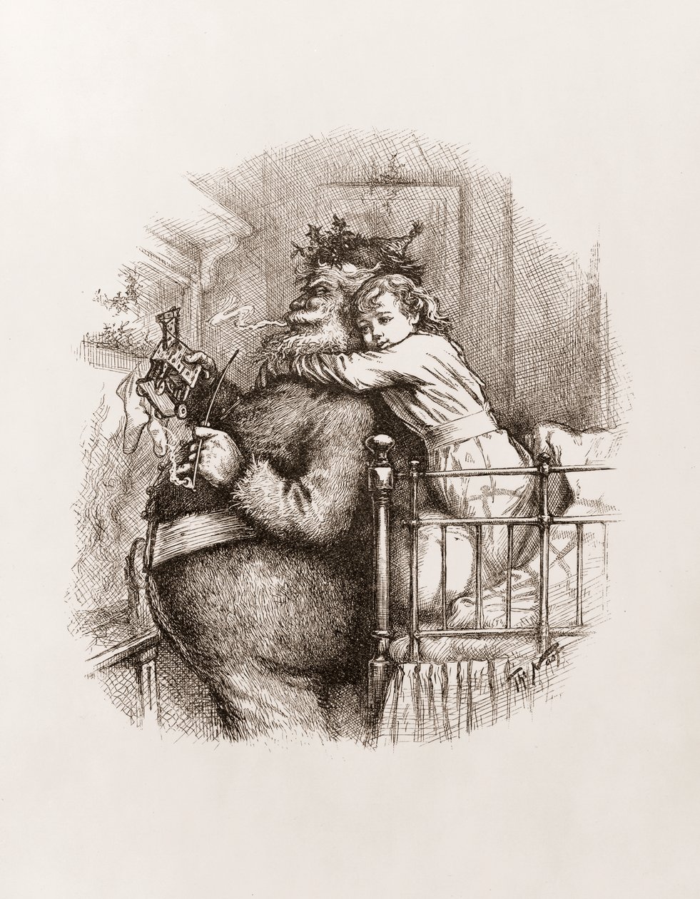 Santa Claus by Thomas Nast, c.1892 by Thomas Nast
