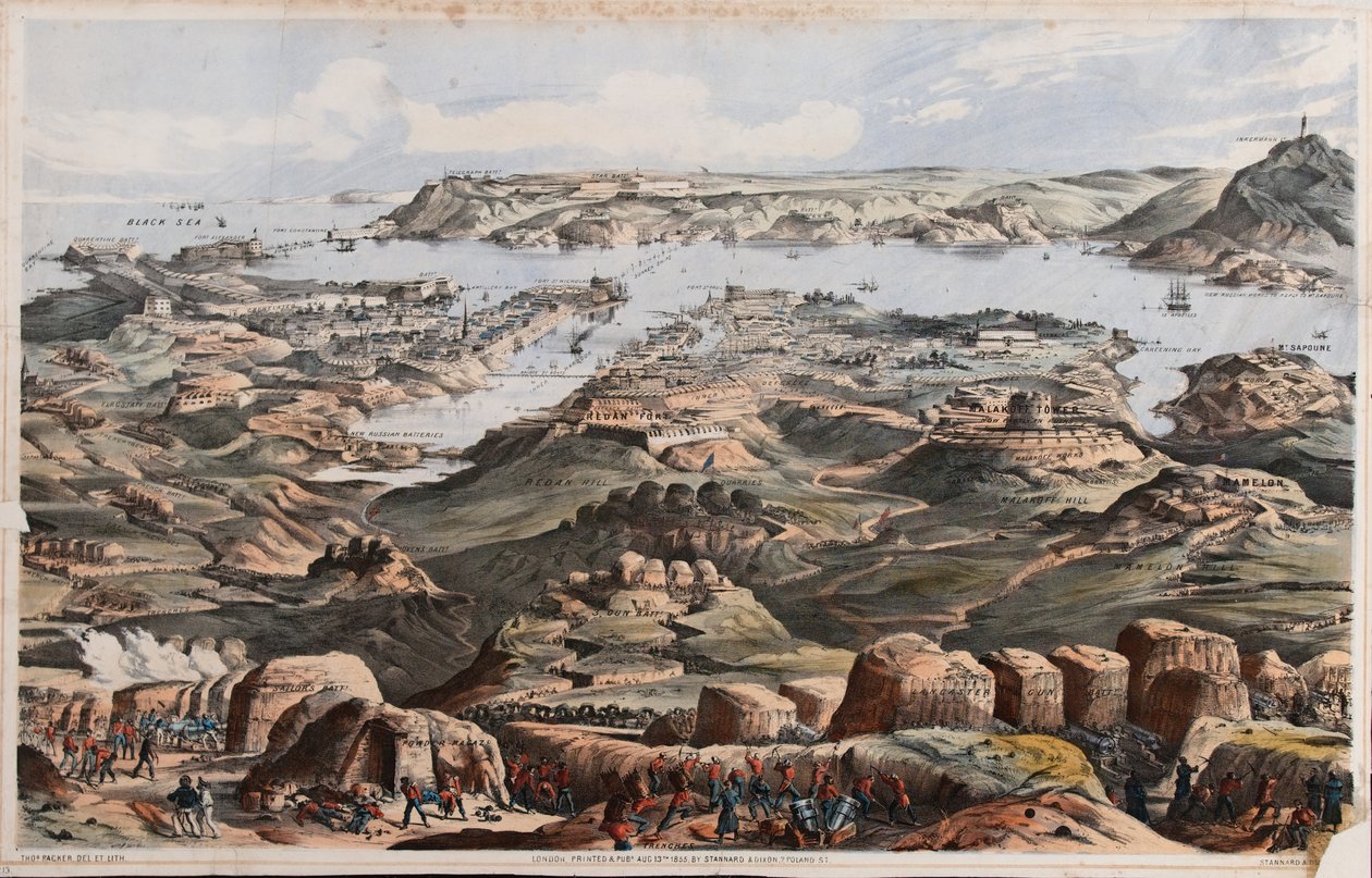 View of Sevastopol from the British Siegeworks, the Sailor