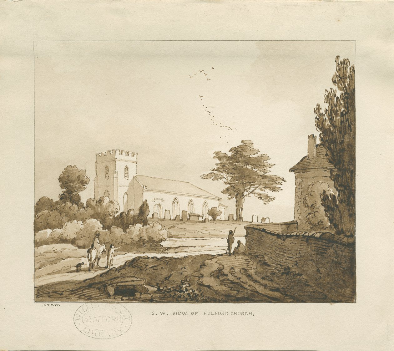 Fulford Church by Thomas Peploe Wood