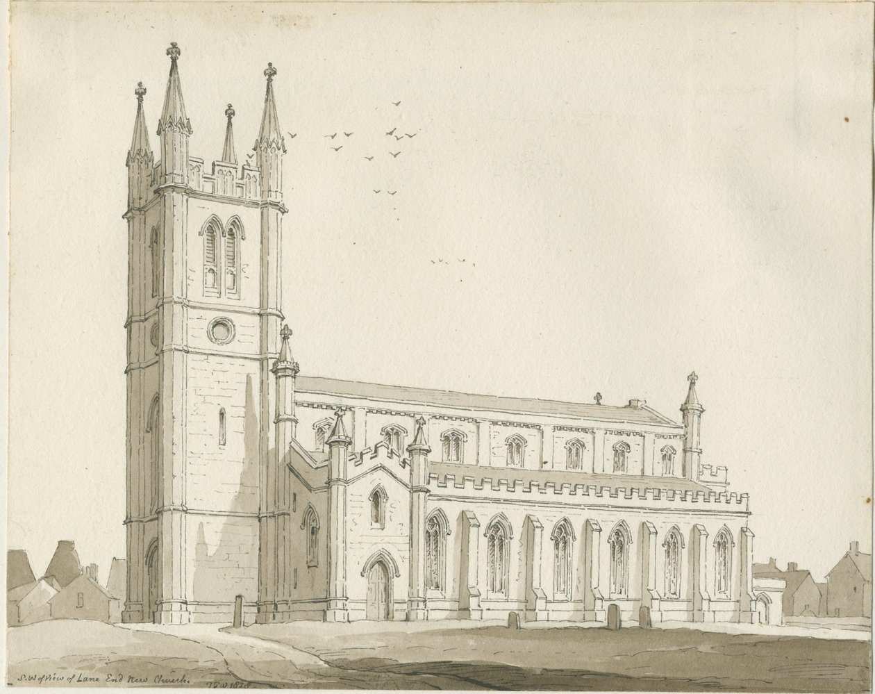Lane End - New Church by Thomas Peploe Wood