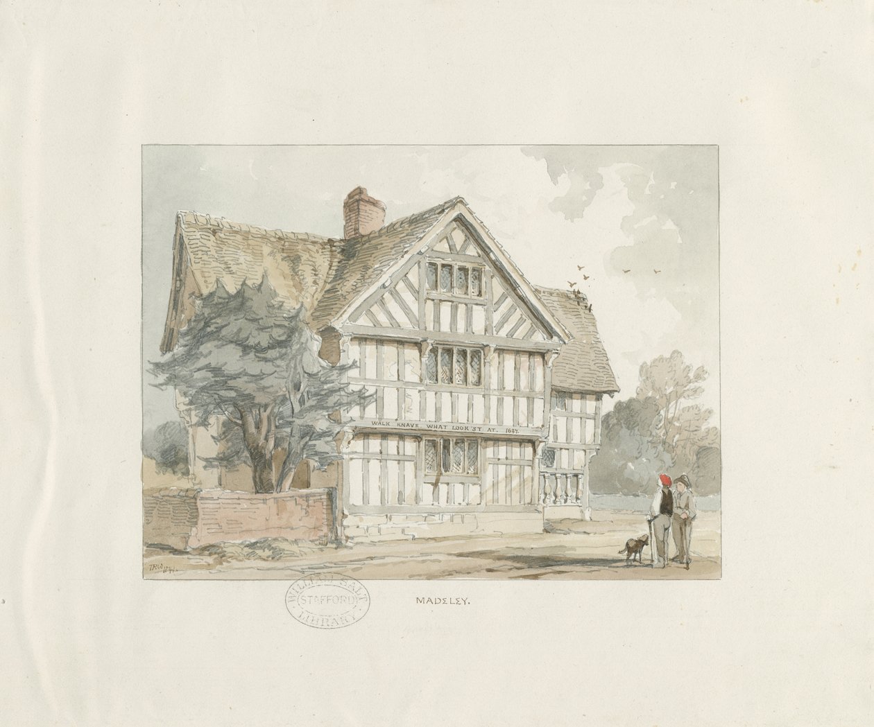 Madeley - Old House by Thomas Peploe Wood