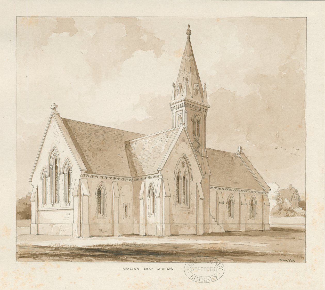 Walton-on-the-Hill Church [New] by Thomas Peploe Wood