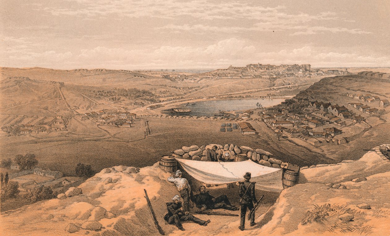 The Town Batteries or Interior Fortifications of Sebastopol by Thomas Picken