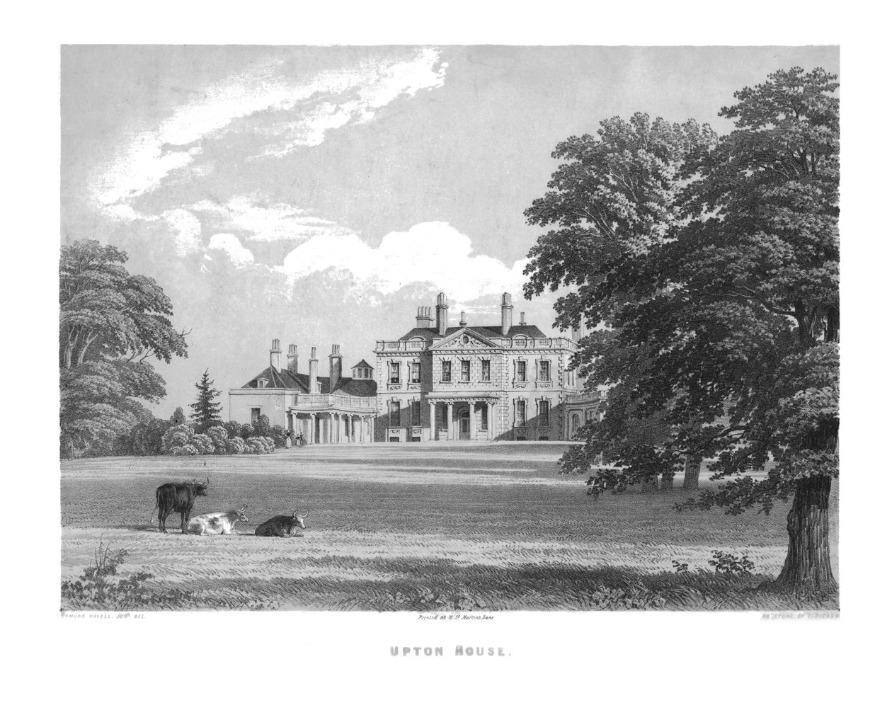 Upton House, mid-19th Century by Thomas Picken