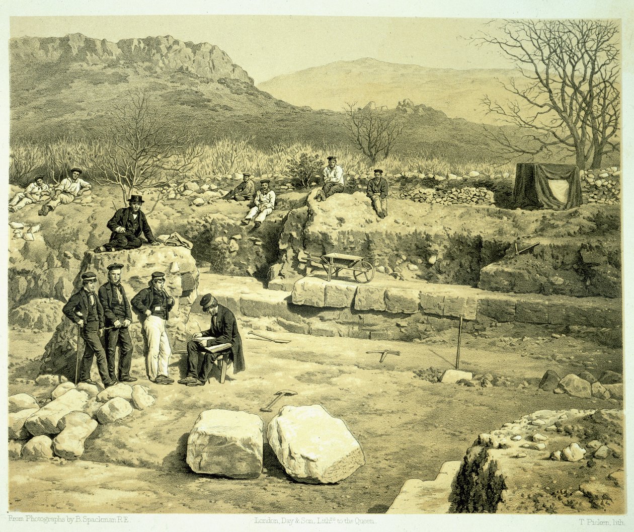 View of the Temple of Mars, from 