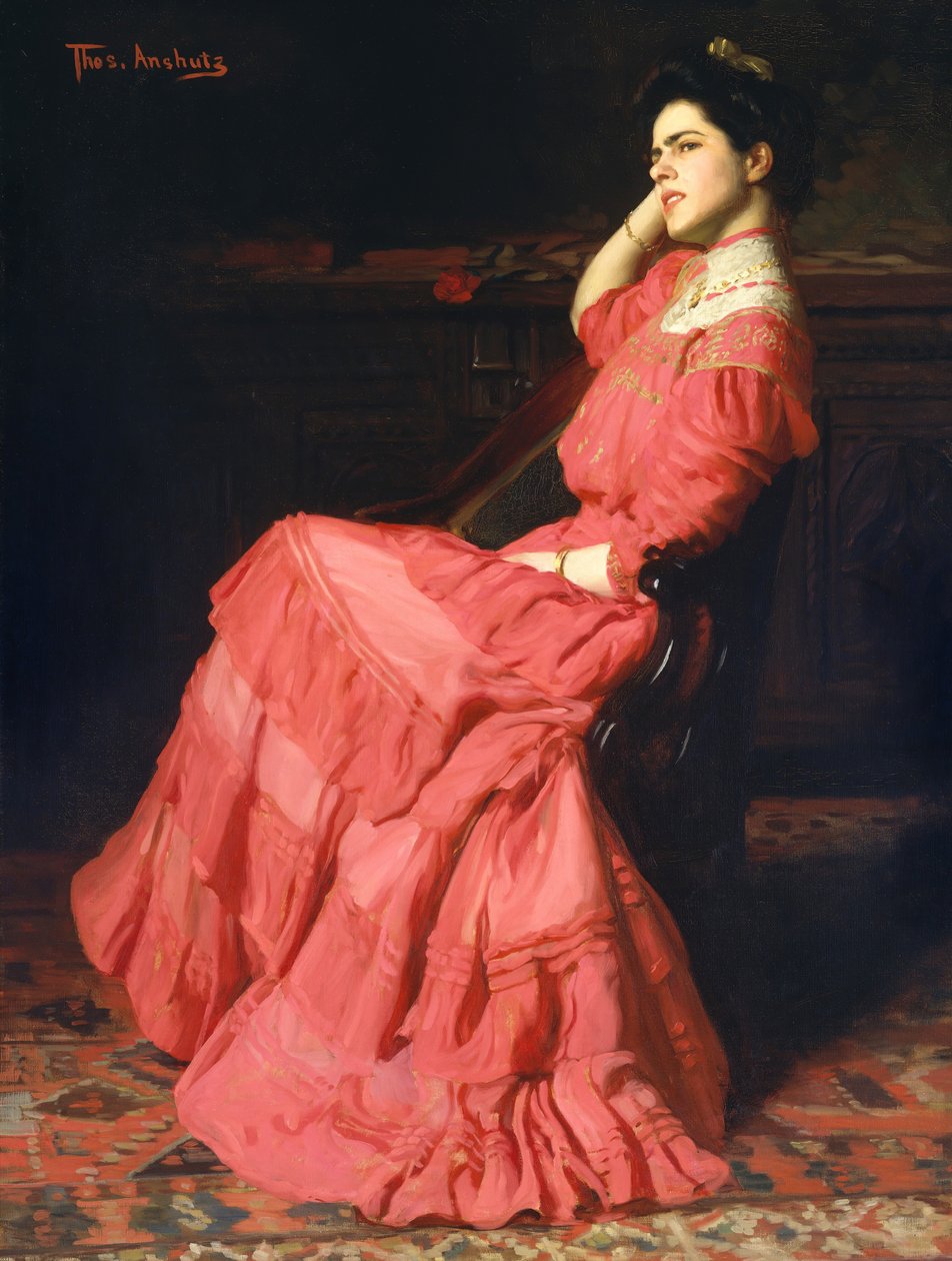 A Rose by Thomas Pollock Anshutz: Premium art reproduction