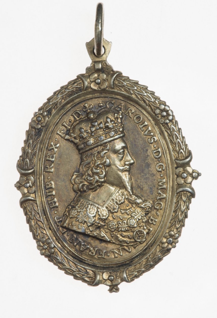 Charles I and Henrietta Maria Supporters Badge, c.1649 by Thomas Rawlins