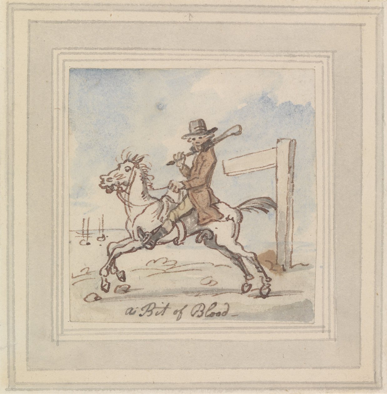 A Bit of Blood by Thomas Rowlandson