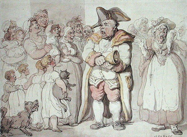 A Cry for a Cat by Thomas Rowlandson