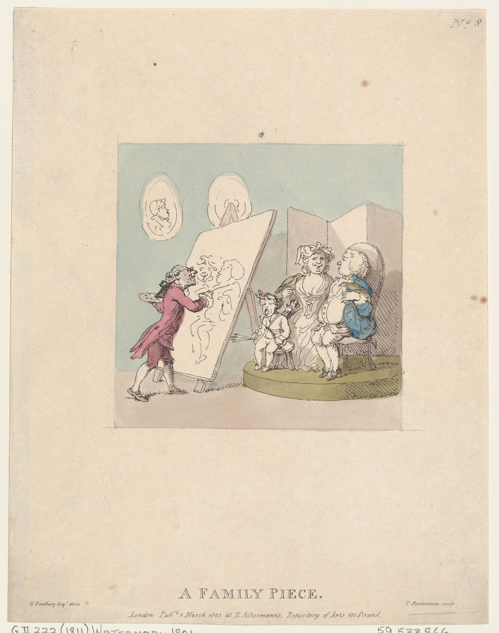 A Family Piece by Thomas Rowlandson