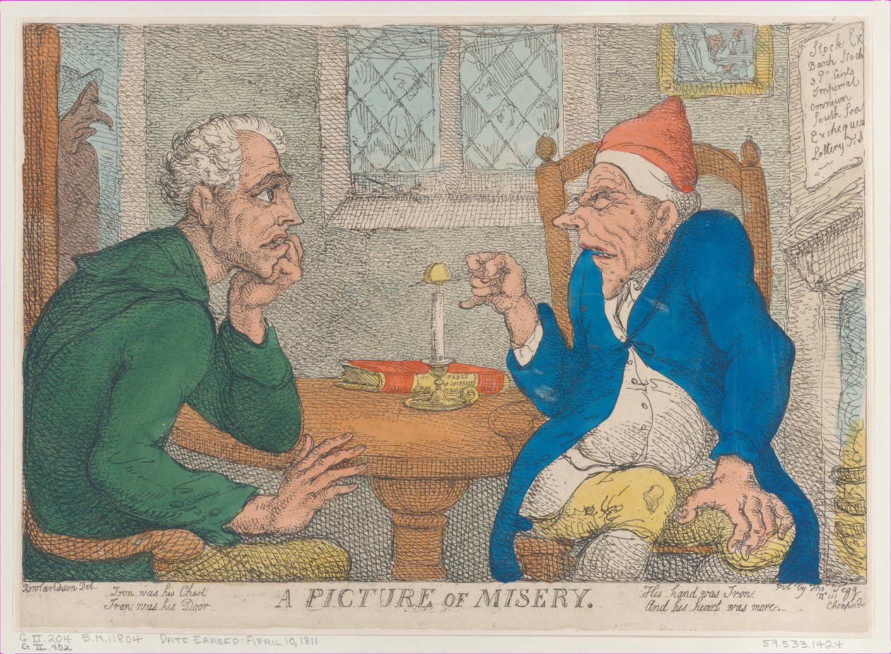 A Picture of Misery by Thomas Rowlandson