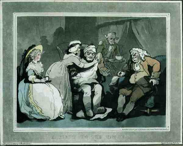 A Visit to the Uncle by Thomas Rowlandson