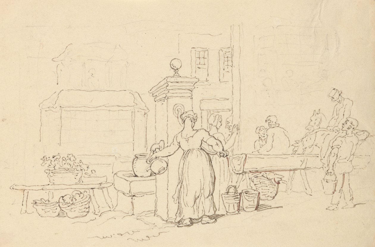 Album Drawing by Thomas Rowlandson
