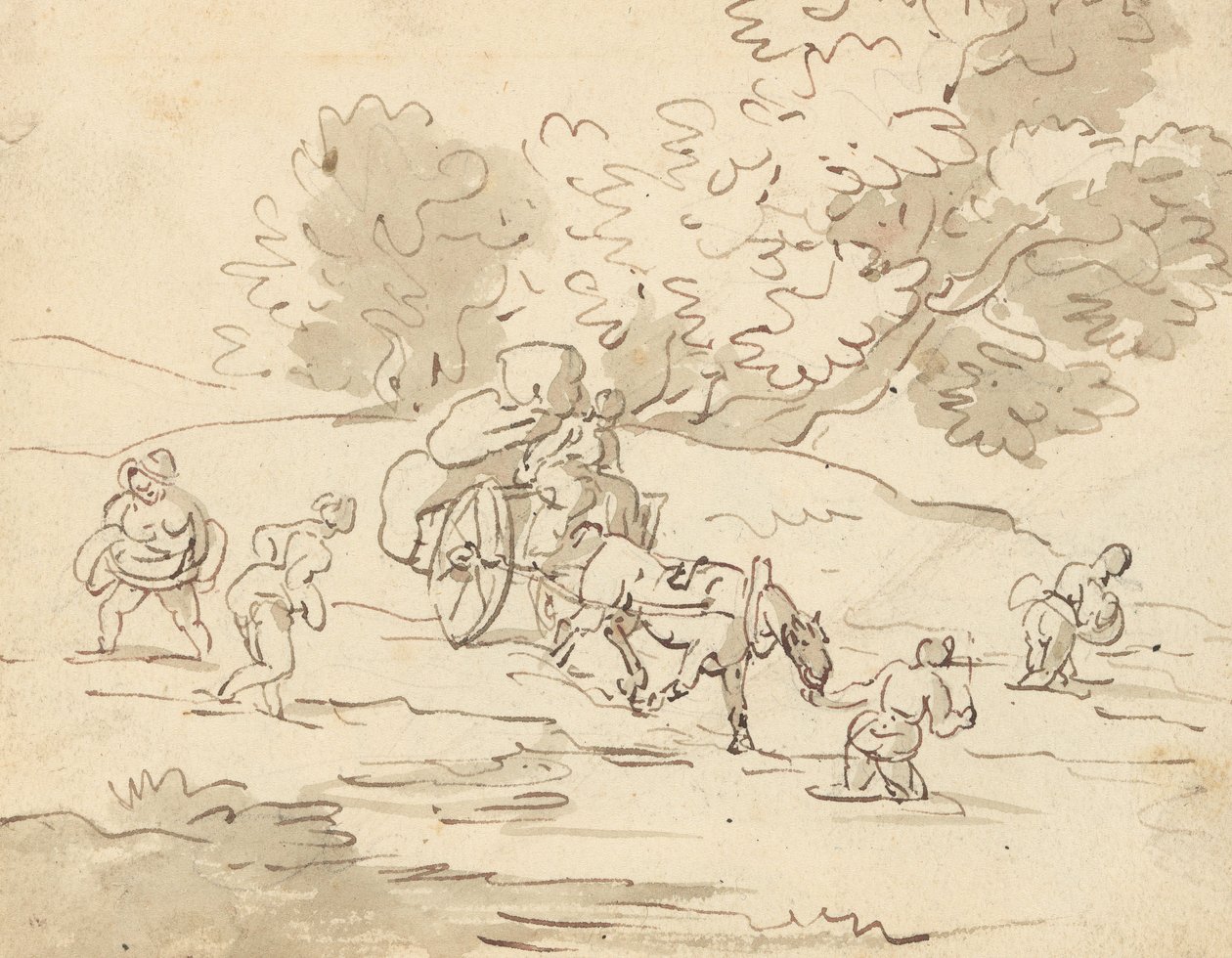 Album Drawing by Thomas Rowlandson