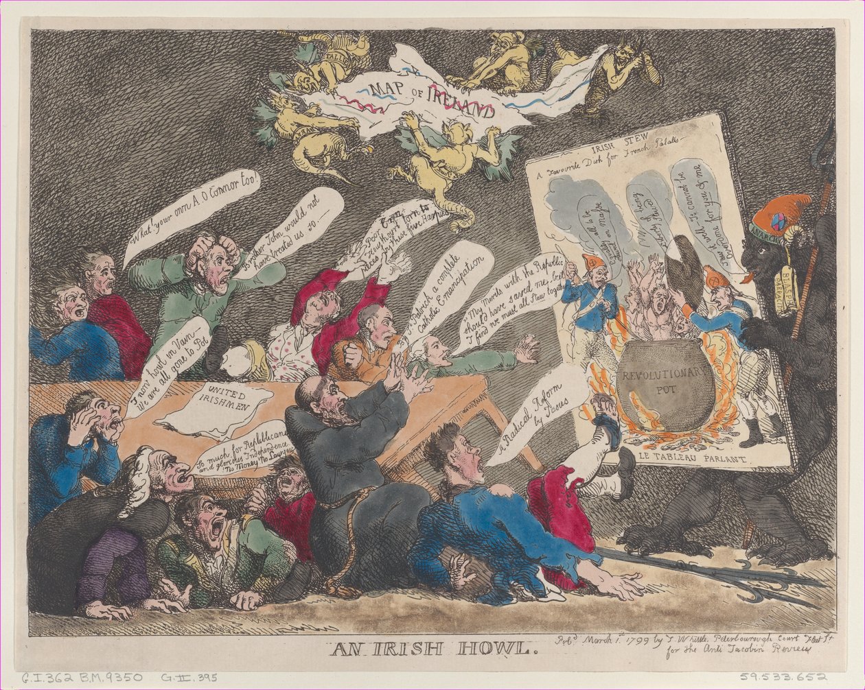 An Irish Howl by Thomas Rowlandson