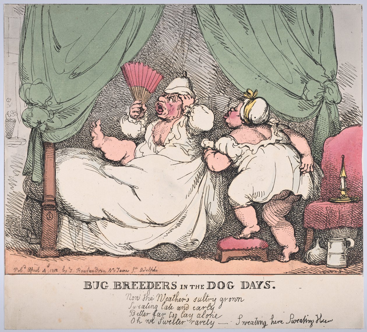 Bug Breeders in the Dog Days by Thomas Rowlandson