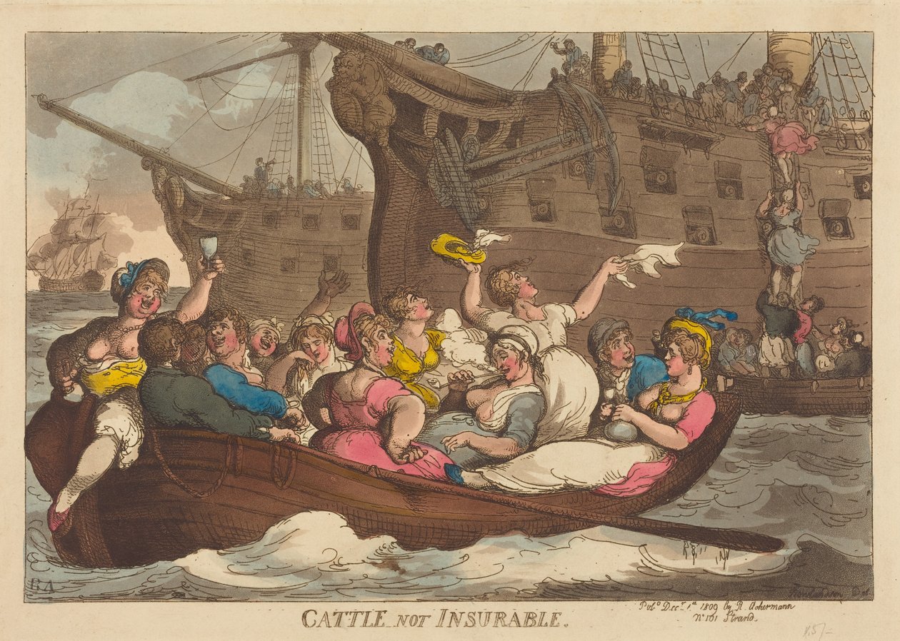 Cattle Not Insurable by Thomas Rowlandson