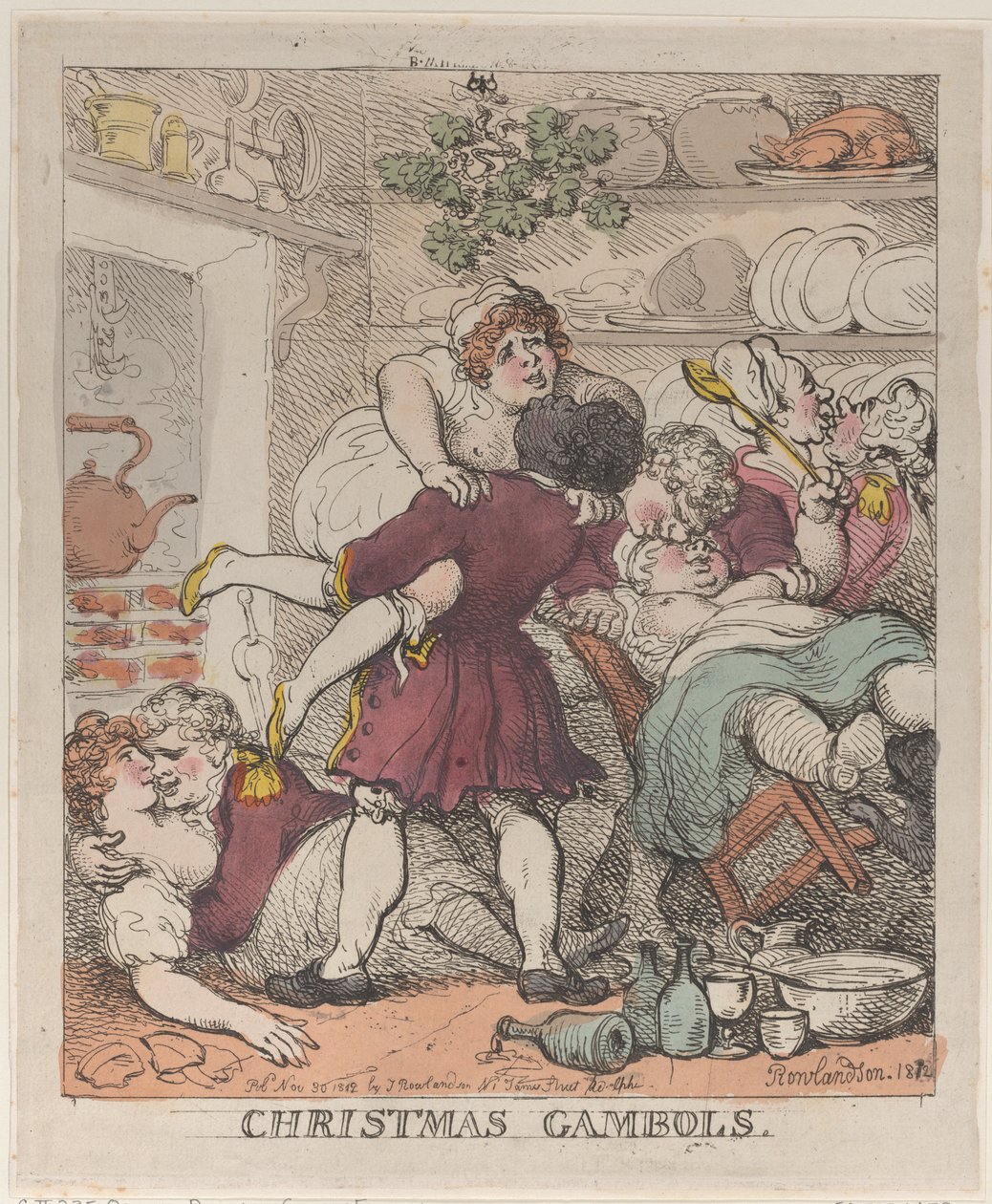 Christmas Gambols by Thomas Rowlandson