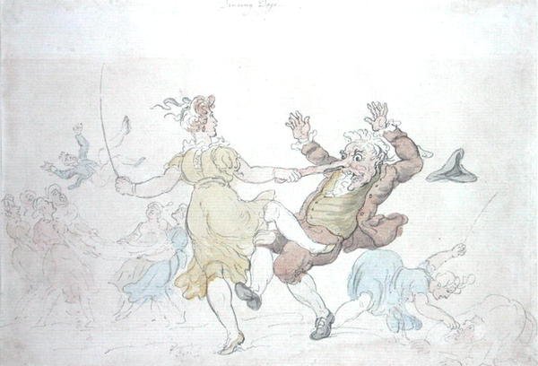 Dancing Dogs by Thomas Rowlandson