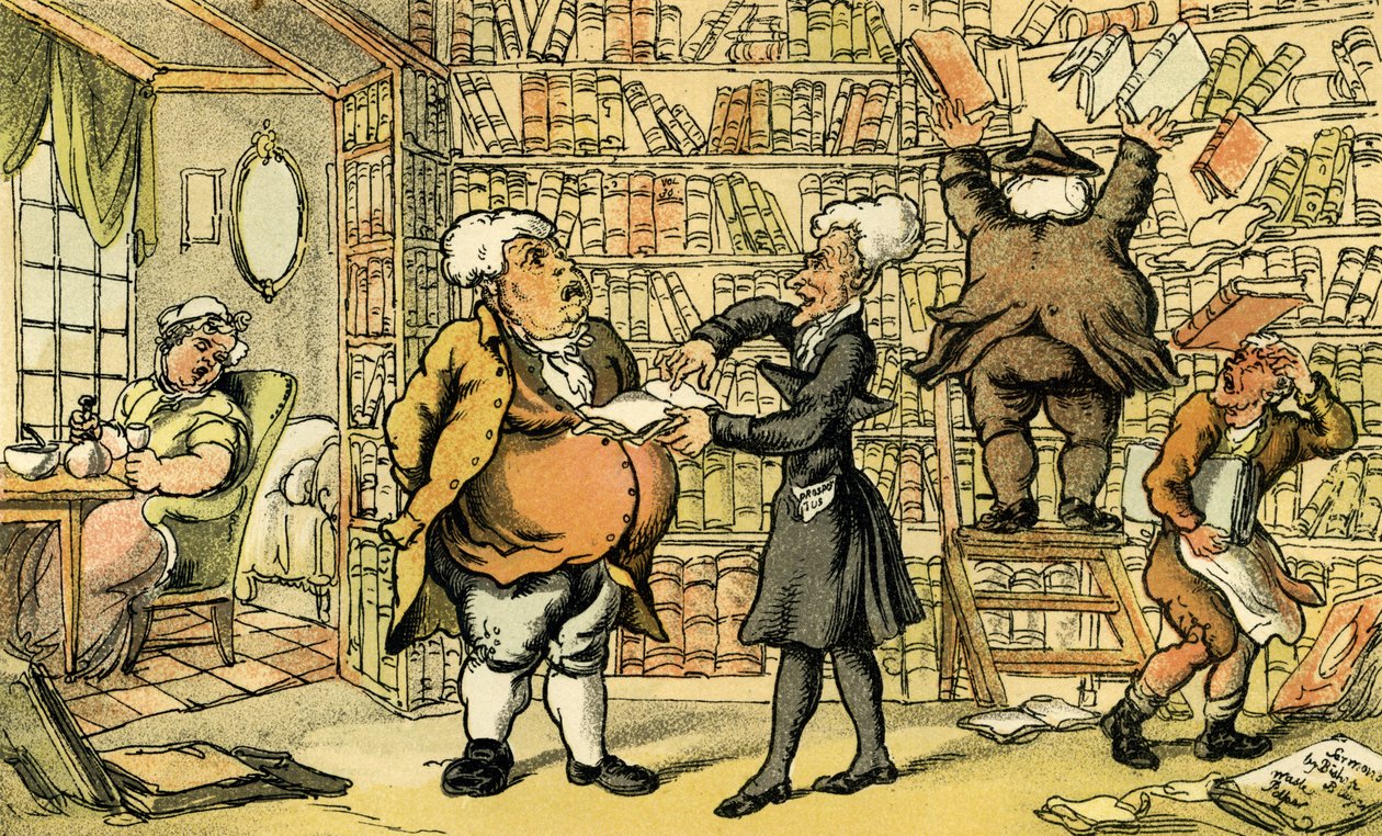 Dr Syntax & Bookseller by Thomas Rowlandson