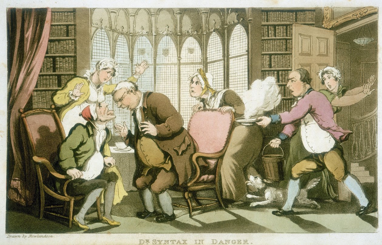 Dr Syntax in Danger by Thomas Rowlandson