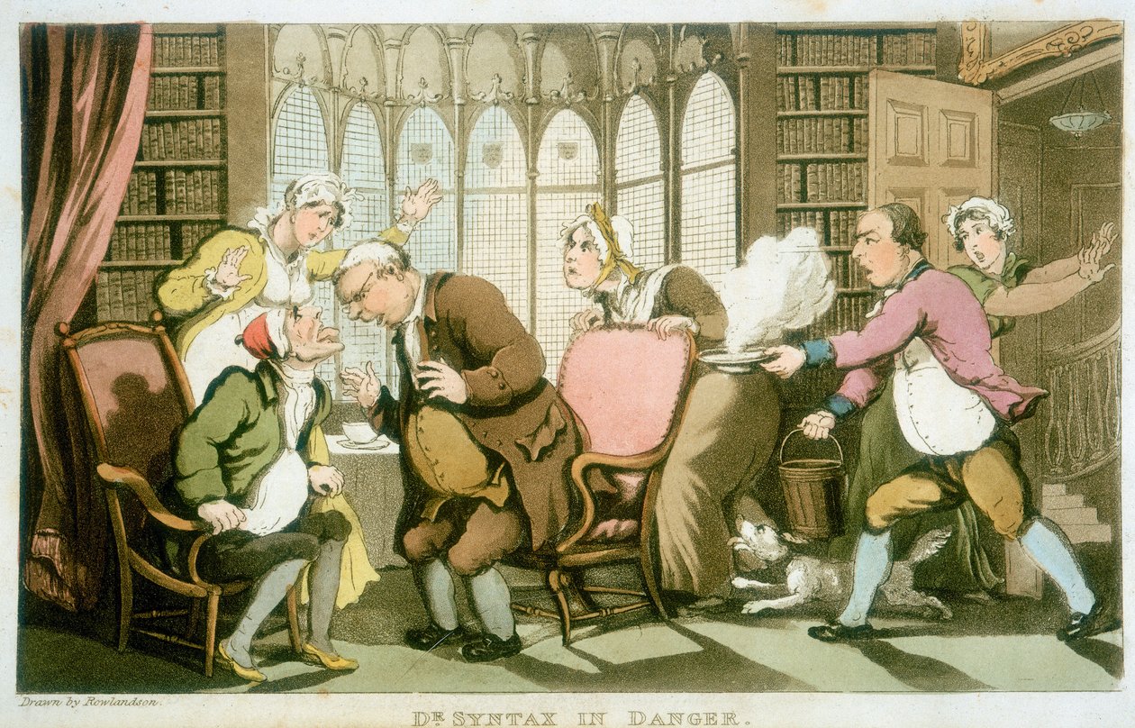 Dr Syntax in Danger by Thomas Rowlandson